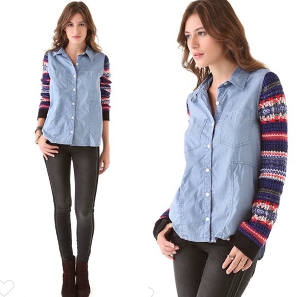 ❤️ We the Free ‘Fairisle’ Button Down